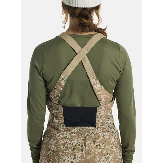 Damskie Spodnie Snowboardowe Burton Reserve Stretch 2L Bib (Snowfall Camo) FW25_5