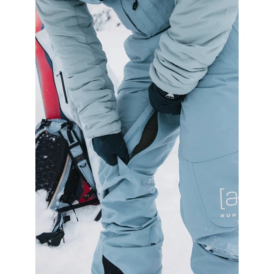 Damskie Spodnie Snowboardowe Burton AK GORE-TEX Kimmy 2L Bib (Dusty Blue) FW25_6 thumbnail