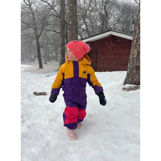 Dziecięcy Kombinezon Snowboardowy Burton TD One Piece (Goldenrod/Imperial Purple) FW25_1 thumbnail