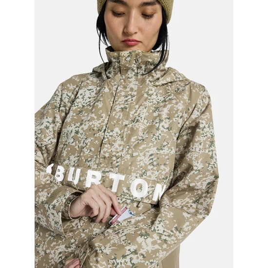 Damska Kurtka Snowboardowa Burton Frostner Anorak (Snowfall Camo/Summit Taupe) FW25_5