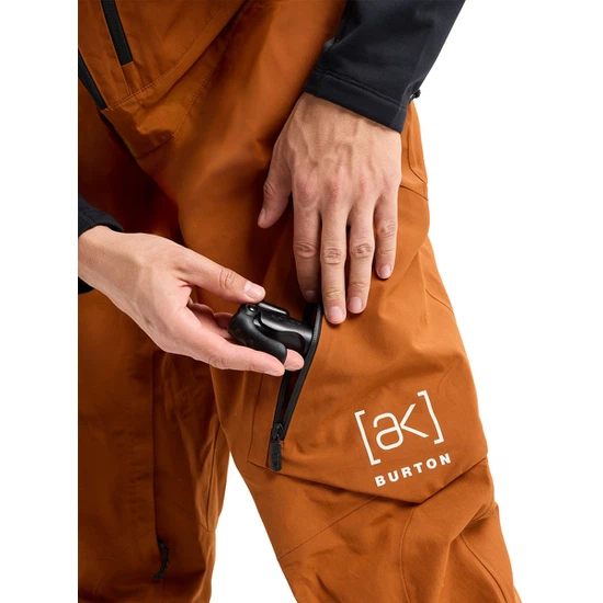 Spodnie Snowboardowe Burton GORE-TEX 2L Cyclic Bib (Chestnut Brown) FW26_5