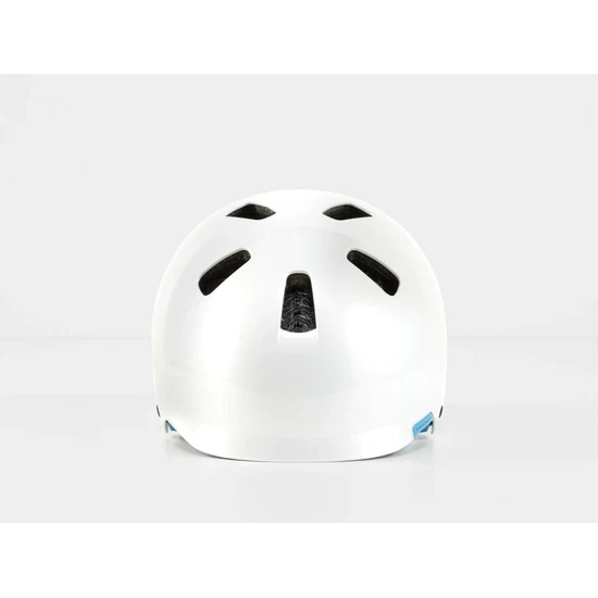 Dziecięcy kask rowerowy Bontrager Jet WaveCel (Biały/Lazurowy Mat)_2