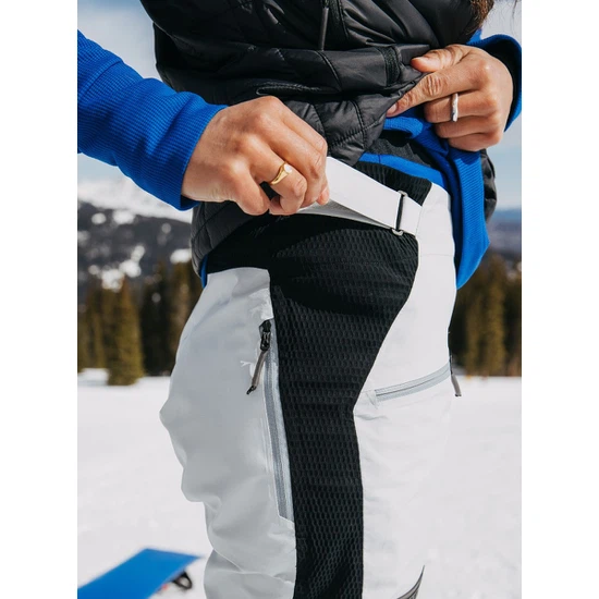 Damskie Spodnie Snowboardowe Burton GORE-TEX Carbonate (Gray Cloud) FW23_6