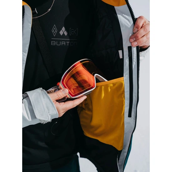 Kurtka Snowboardowa Burton AK GORE-TEX 2L Swash (Gray Cloud/Golden Rod/Deep Emerald) FW25_6 thumbnail