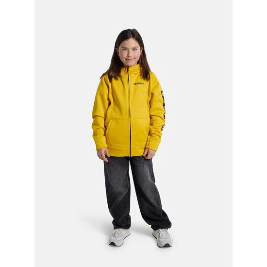 Dziecięca Bluza Aktywna Burton Oak FZ (Goldenrod Heather) FW26_4