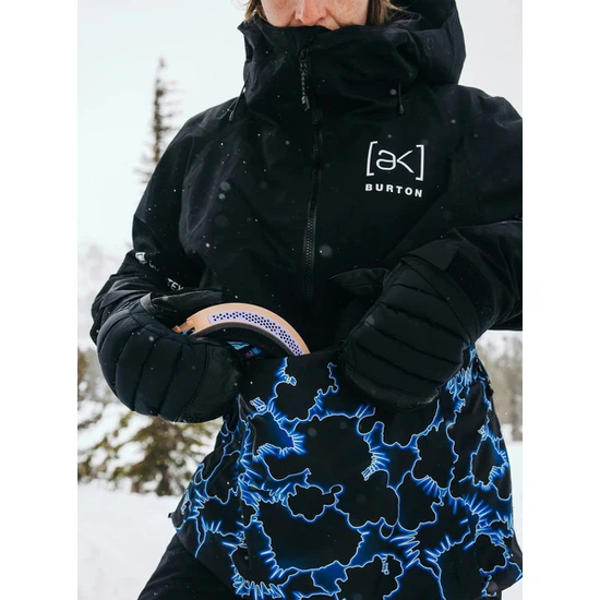 Damska Kurtka Snowboardowa Burton AK GORE-TEX 2L Kimmy Anorak (True Black/Glow) FW25_6 thumbnail