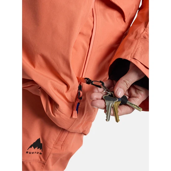 Damska Kurtka Snowboardowa Burton GORE-TEX Pillowline Anorak (Peach Echo) FW25_5