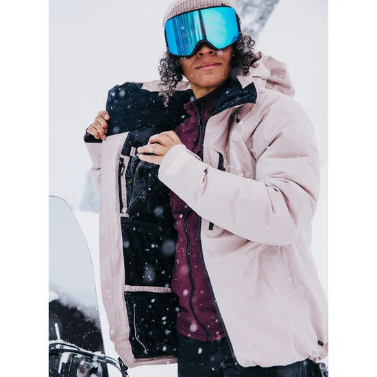 Damska Kurtka Snowboardowa Burton AK GORE-TEX Flare Down (Shadow Pink) FW25_7