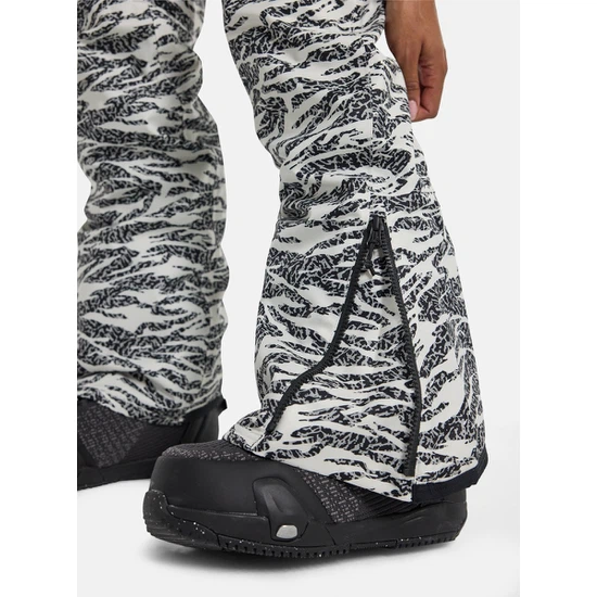 Damskie Spodnie Snowboardowe Burton Marcy High Rise Stretch (Zebra Camo) FW25_6