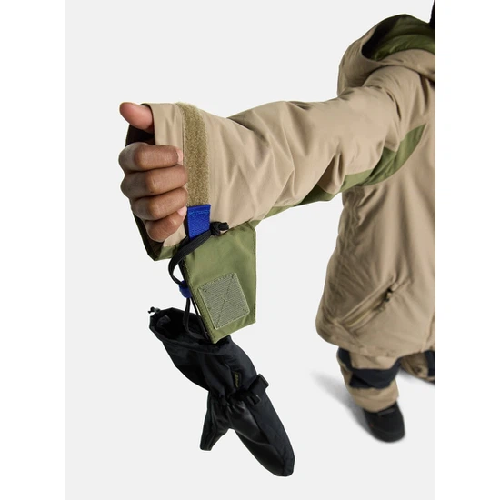 Dziecięca Kurtka Snowboardowa Burton Hillslope (Summit Taupe/Forest Moss) FW25_5