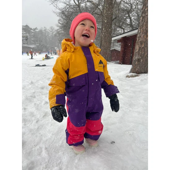 Dziecięcy Kombinezon Snowboardowy Burton TD One Piece (Goldenrod/Imperial Purple) FW25_2 thumbnail