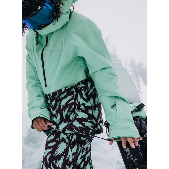 Damska Kurtka Snowboardowa Burton AK GORE-TEX 2L Kimmy Anorak (Powder Mint/Fur Purple Root) FW25_6