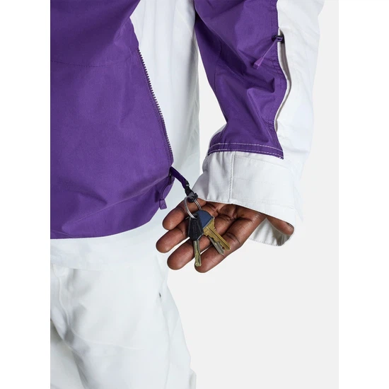 Kurtka Snowboardowa Burton Frostner Anorak (Imperial Purple/Stout White) FW25_6