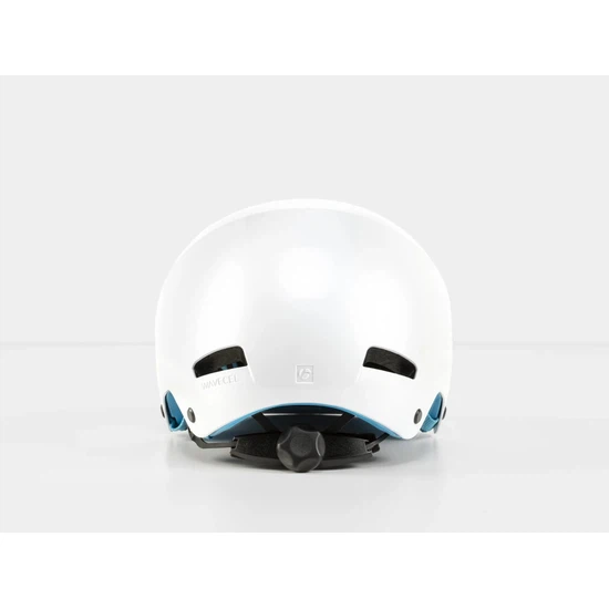 Dziecięcy kask rowerowy Bontrager Jet WaveCel (Biały/Lazurowy Mat)_3