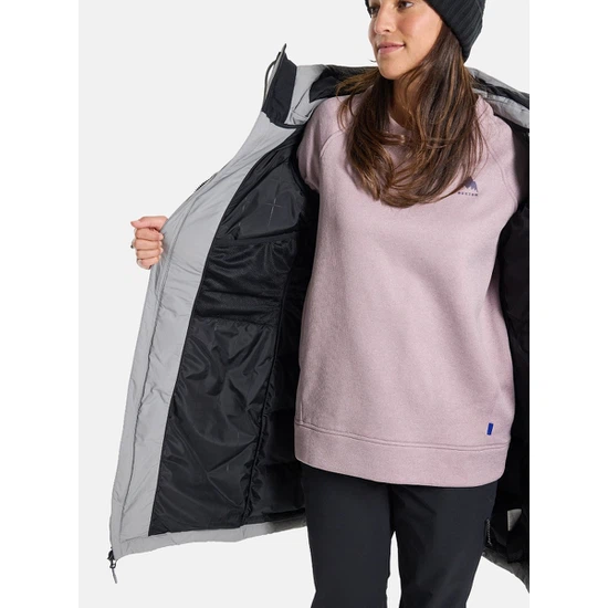 Damska Kurtka Snowboardowa Burton AK GORE-TEX 2L Kimmy Anorak (True Black/Lunar Gray/Stout White) FW22_8