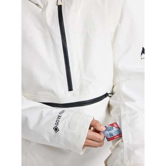 Damska Kurtka Snowboardowa Burton GORE-TEX Pillowline Anorak (Stout White) FW24_7 thumbnail