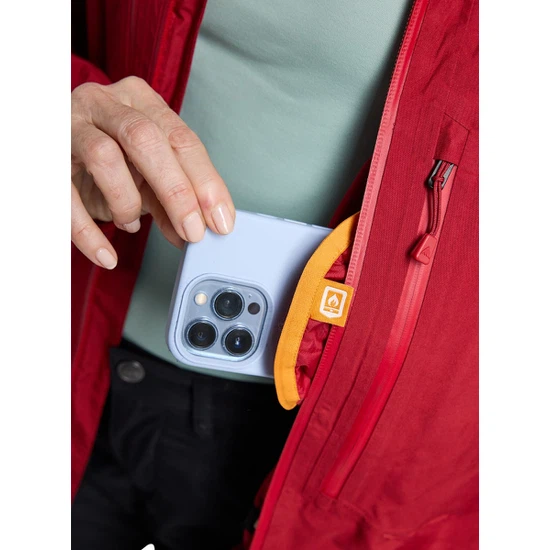 Damska Kurtka Snowboardowa Burton GORE-TEX Pillowline Anorak (Deep Red) FW25_6