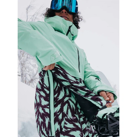 Damska Kurtka Snowboardowa Burton AK GORE-TEX 2L Kimmy Anorak (Powder Mint/Fur Purple Root) FW25_7 thumbnail