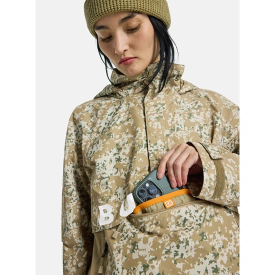 Damska Kurtka Snowboardowa Burton Frostner Anorak (Snowfall Camo/Summit Taupe) FW25_7 thumbnail