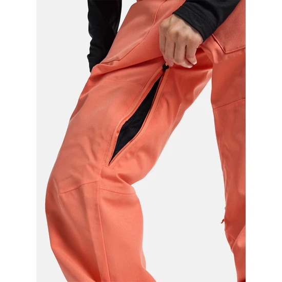 Damskie Spodnie Snowboardowe Burton Avalon 2L Stretch Bib (Peach Echo) FW25_6