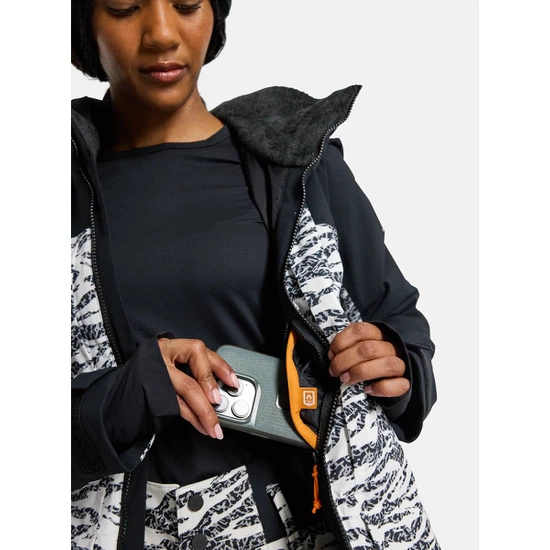 Damska Kurtka Snowboardowa Burton Prowess 2.0 2L (True Black/Zebra Camo) FW25_7 thumbnail