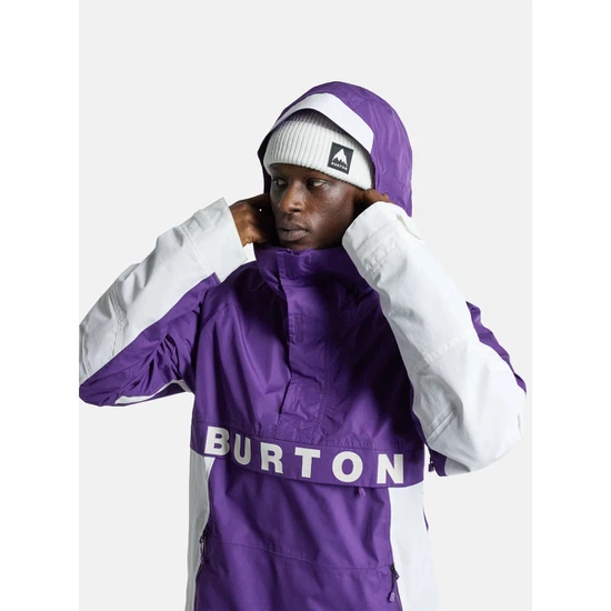 Kurtka Snowboardowa Burton Frostner Anorak (Imperial Purple/Stout White) FW25_7