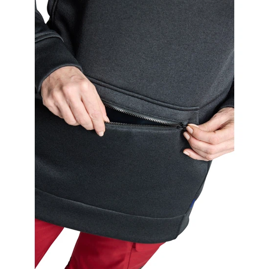 Damska Bluza Aktywna Burton Oak Long PO (True Black Heather) FW26_4 thumbnail