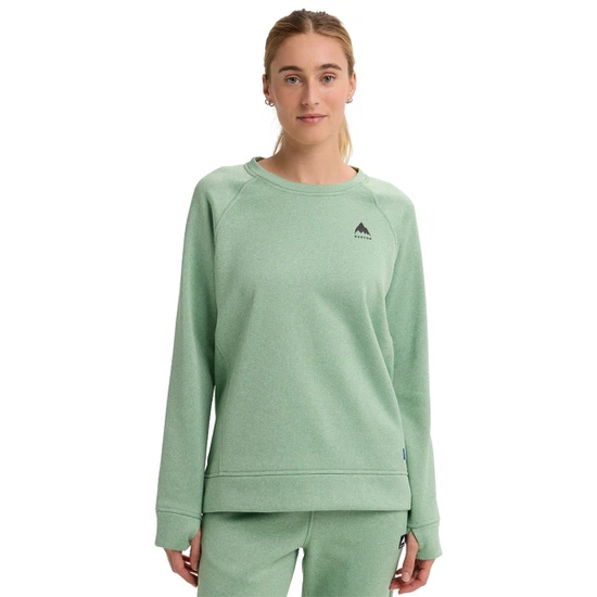 Damska Bluza Aktywna Burton Oak Crew (Soft Sage Heather) FW26_1 thumbnail