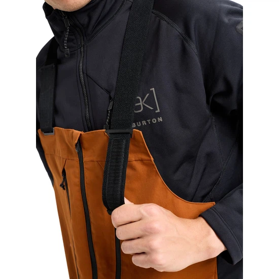 Spodnie Snowboardowe Burton GORE-TEX 2L Cyclic Bib (Chestnut Brown) FW26_6