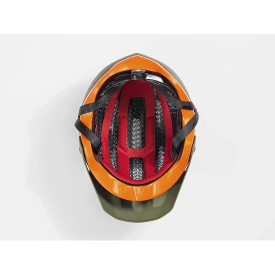 Kask MTB Bontrager Rally WaveCel (Oliwkowy szary/Pomarańczowy Roarange Mat)-L_4