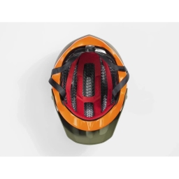 Kask MTB Bontrager Rally WaveCel (Oliwkowy szary/Pomarańczowy Roarange Mat)-L_4 thumbnail