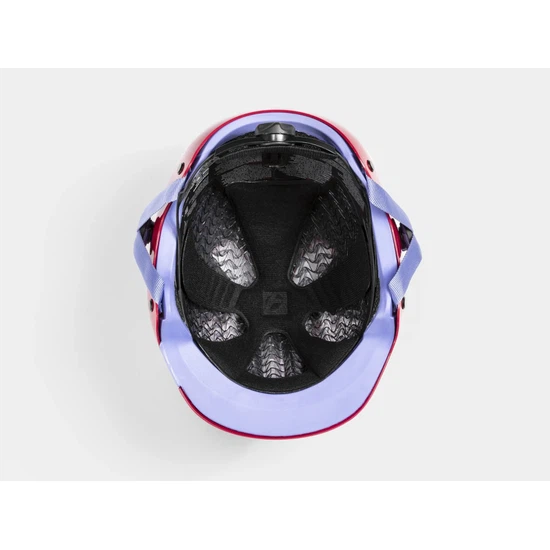 Młodzieżowy kask rowerowy Bontrager Jet WaveCel (Magenta/UltraViolet Mat)_4