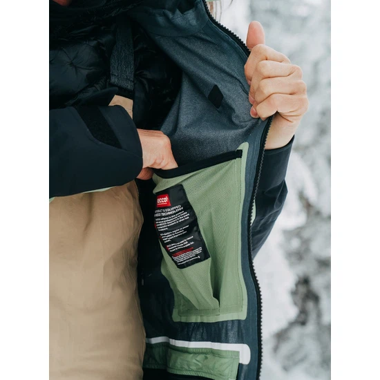 Damska Kurtka Snowboardowa Burton AK GORE-TEX 3L Kimmy (Hedge Green/Stout White/True Black) FW24_8