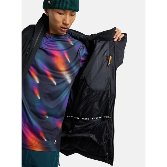 Kurtka Snowboardowa Burton GORE-TEX 2L Pillowline (True Black) FW25_7