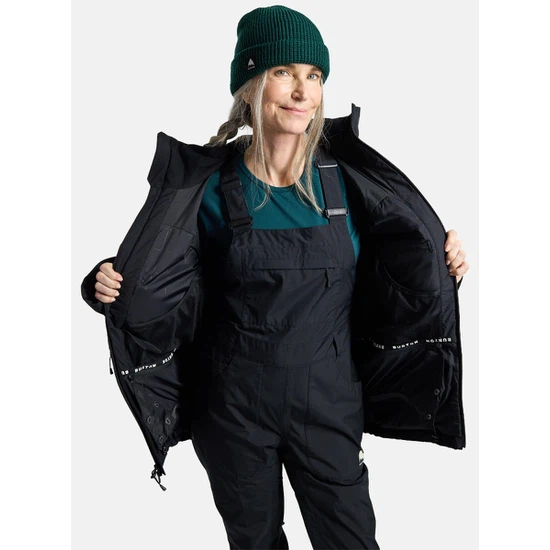 Damska Kurtka Snowboardowa Burton GORE-TEX Pillowline (True Black) FW25_7 thumbnail