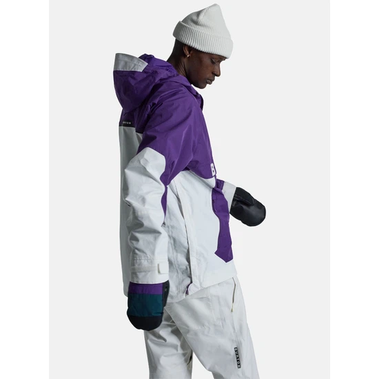 Kurtka Snowboardowa Burton Frostner Anorak (Imperial Purple/Stout White) FW25_3
