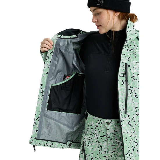 Damska Kurtka Snowboardowa Burton AK Tuvak GORE-TEX C-KNIT 3L (Sage Dot Camo) FW26_7