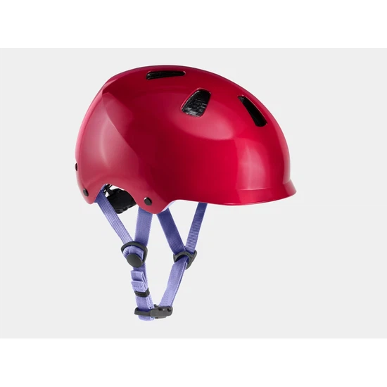 Młodzieżowy kask rowerowy Bontrager Jet WaveCel (Magenta/UltraViolet Mat)_5 thumbnail