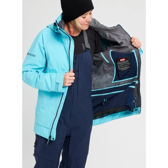 Damska Kurtka Snowboardowa Burton AK GORE-TEX 3L Kimmy (Blue Curacao) FW22_8