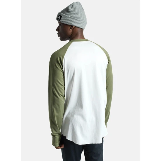 Bielizna Aktywna Burton Roadie Tech Tee (Stout White/Forest Moss) FW25_2 thumbnail