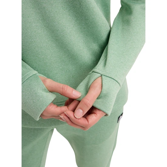 Damska Bluza Aktywna Burton Oak Crew (Soft Sage Heather) FW26_4