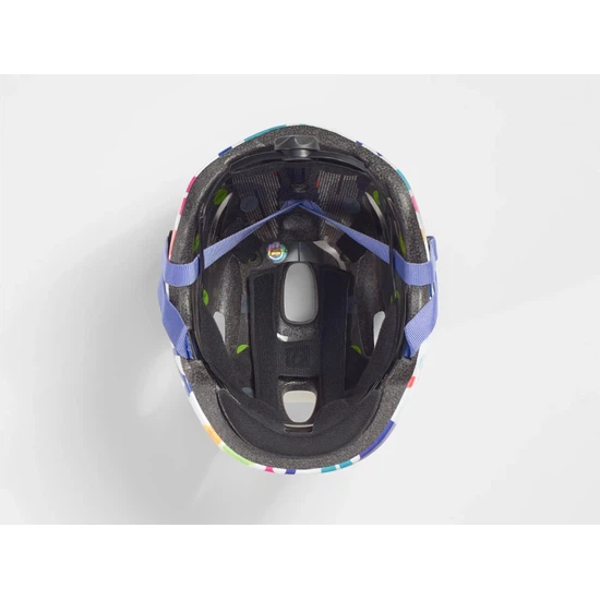 Kask dziecięcy Bontrager Little Dipper Mips (Pearl White/Flamingo Pink Metaliczny)_4 thumbnail