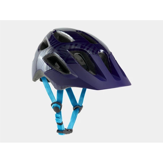 Dziecięcy kask rowerowy Bontrager Tyro (Purple Abyss/Azure Metaliczny)_6