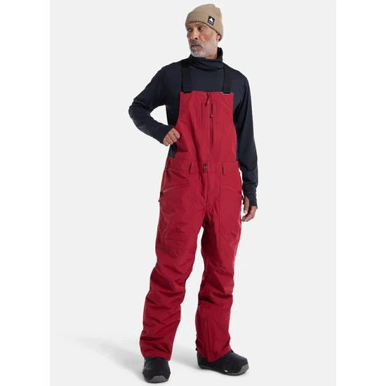 Spodnie Snowboardowe Burton GORE-TEX 2L Reserve Bib (Deep Red) FW25_1