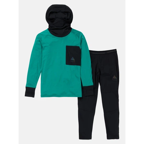 Dziecięca Bielizna Aktywna Burton Outbeam Merino Set (Regal Teal/True Black) FW25_4 thumbnail