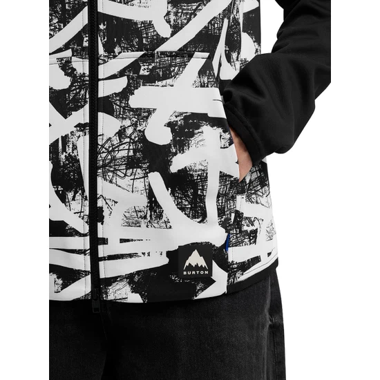 Bluza Aktywna Burton Crown Weatherproof FZ (City Streets/True Black) FW26_4