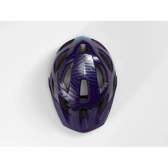 Młodzieżowy kask rowerowy Bontrager Tyro (Purple Abyss/Azure Metaliczny)_5 thumbnail