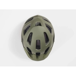 Kask MTB Bontrager Rally WaveCel (Oliwkowy szary/Pomarańczowy Roarange Mat)-L_6 thumbnail