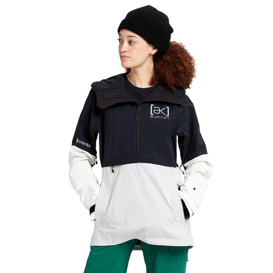 Damska Kurtka Snowboardowa Burton AK GORE-TEX 2L Kimmy Anorak (True Black/Lunar Gray/Stout White) FW22_2