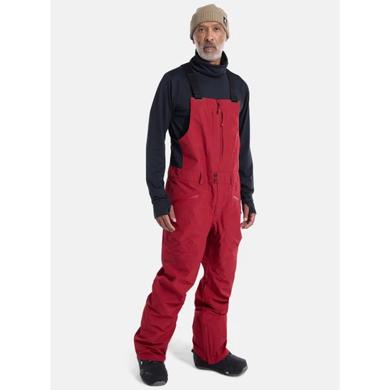 Spodnie Snowboardowe Burton GORE-TEX 2L Reserve Bib (Deep Red) FW25_2